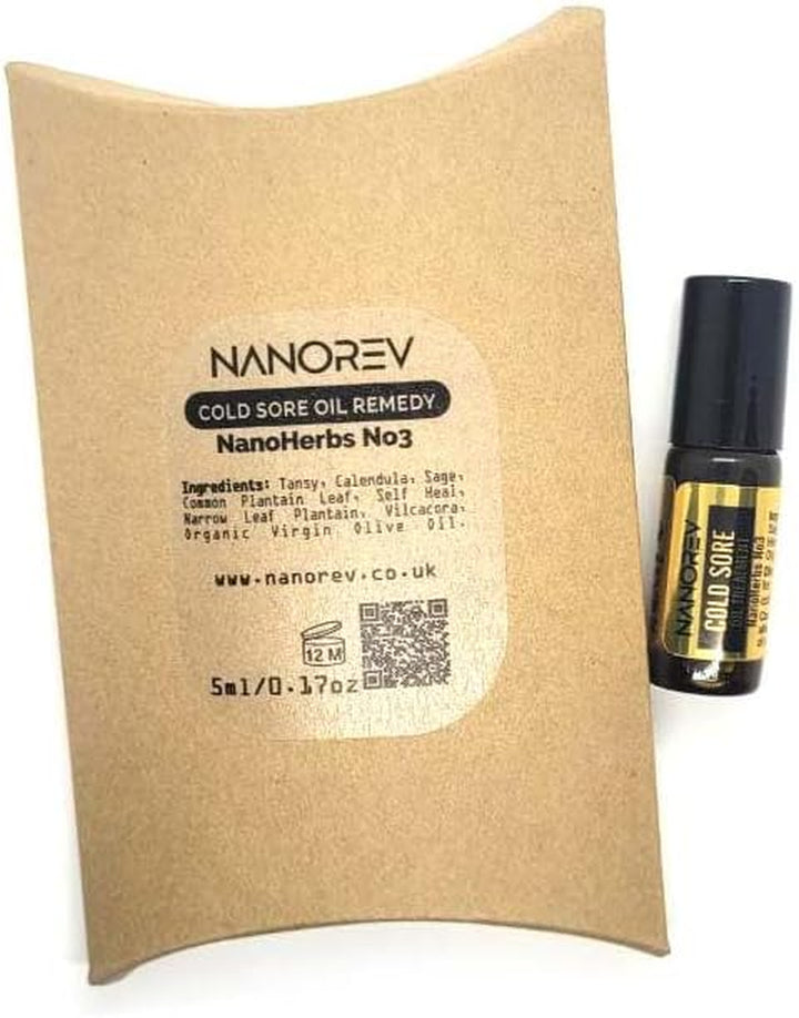 Cold Sore Oil Treatment Lip Balm with Nanoherbs No3 Formula 5Ml