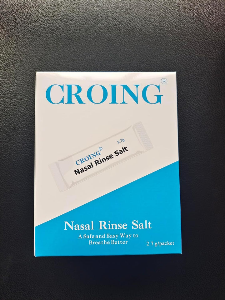 160 Packets Neti Pot Salt, Nasal Rinse Salt, Sinus Rinse Salt, Nose Wash Sachets, Nasal Irrigate Salt, Nasal Flush Saline, Sinus Relief