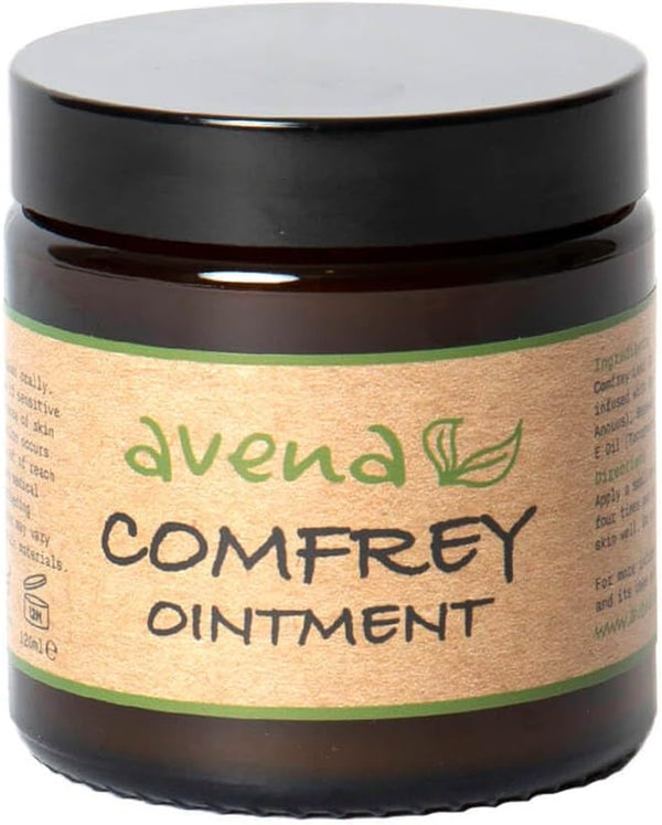 Handmade Comfrey Leaf Salve 120Ml – Made in North Yorkshire – All-Natural Ingredients: Comfrey Oil, Sunflower Oil, Beeswax, Vitamin E (120Ml)