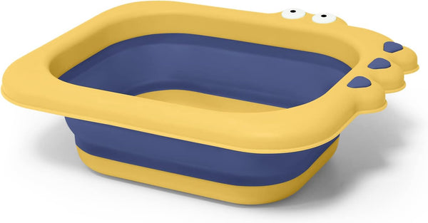 Foldable Washing Bowl for Baby, Washing Bowl, Foldable Camping Washing Bowl, Multi-Purpose Bowl, for Travel/Camping/Motorhome, Capacity: 3500 Ml