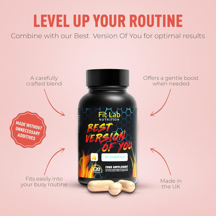 Fit Lab - Smart Weighto Management, Food Supplement - 90 Capsules - Vegan, Halal and Vegetarian Supplements for Women and Men - 45 Days Supply - Gym Essentials