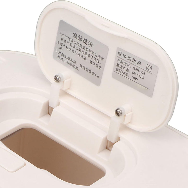 Wipe Warmer for Babies, Heated Wipes Dispenser, Keep Wipes Fresh for Travel Home Office Car, Polypropylene (PP), 80 Sheets Capacity