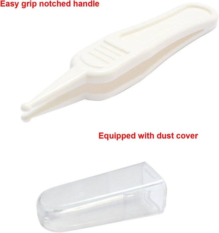 Nose Tweezers for Kids, Baby Daily Care Delicate Cleaning, Prevent Choking, round Top Design and Easy Use, No Rust, Use Simply, for Cleaning Ear Canals, Nasal Passages