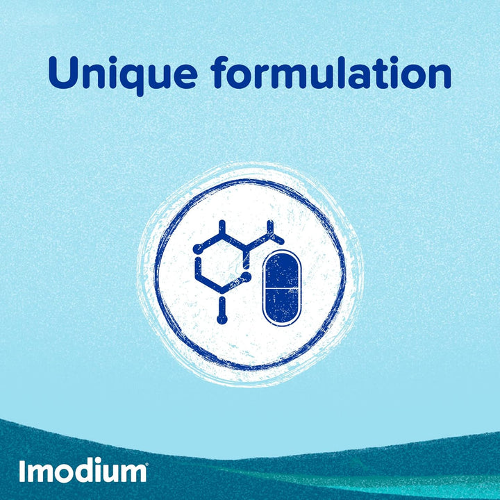 Dual Action, Diarrhoea Relief (6 Tablets), Helps Restore Gut to Natural Rhythm, with Loperamide Hydrochloride & Simeticone, Diarrhoea Tablets for Cramping, Bloating and Wind