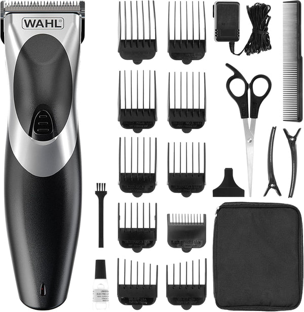 Clip ‘N Rinse Cord/Cordless Hair Clipper, Rechargeable Clipper, Hair Clippers for Men, Male Grooming Set, Corded, Cordless, Washable Head, Home Hair Cutting