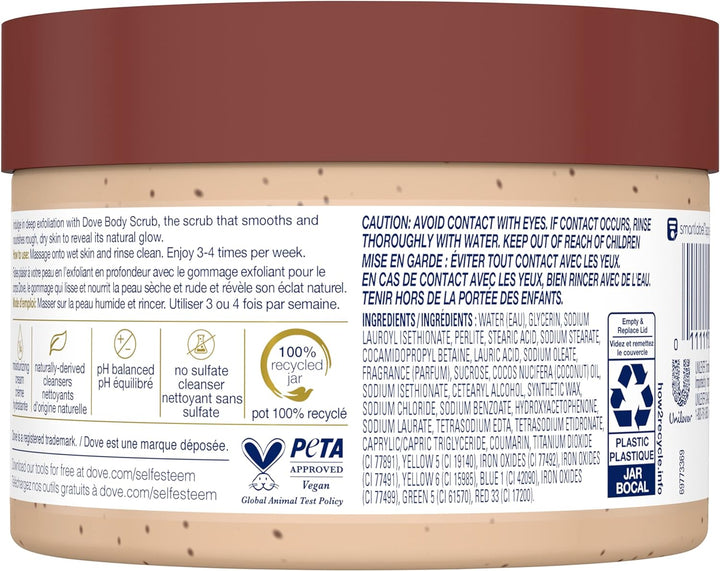 Scrub Brown Sugar & Coconut Butter for Silky Smooth Skin Body Scrub Exfoliates & Restores Skin'S Natural Nutrients 298Ml