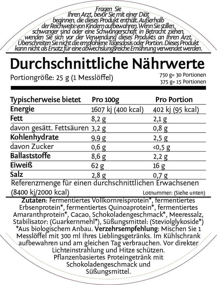 Classic plus (750G) Chocolate, 1 Units