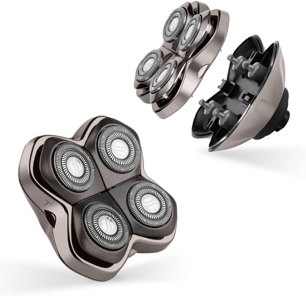 Forte Pro 4 Head Replacement Blade - for Pitbull, Palm & Butterfly Kiss Shavers - Beard Grooming, Body Shaving & Bald Head Razor Blade