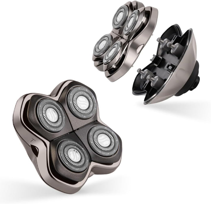 Forte Pro 4 Head Replacement Blade - for Pitbull, Palm & Butterfly Kiss Shavers - Beard Grooming, Body Shaving & Bald Head Razor Blade