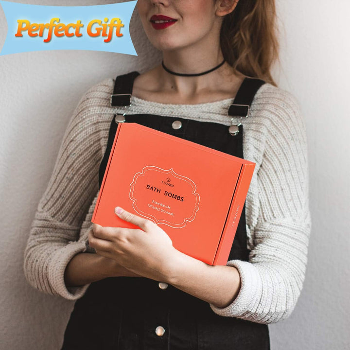 Bath Bombs, 12 Organic & Natural Handcrafted Bubble Bath Gift Set