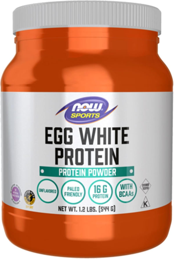 Foods, Egg White Protein (Eiklar Protein), Neutral in Taste, 544 G Protein Powder, Laboratory Tested, Gluten Free, Vegetarian, Soy Free, No Genetic Engineering, No Sugar