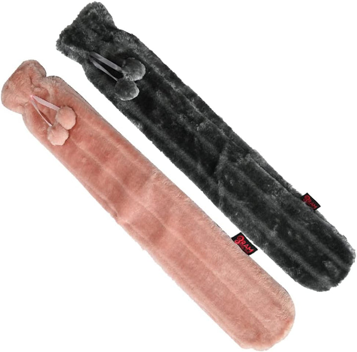 Ram® Extra Long Grey Hot Water Bottle for Back Ache Pain Relief Hot Water Bottle 72CM