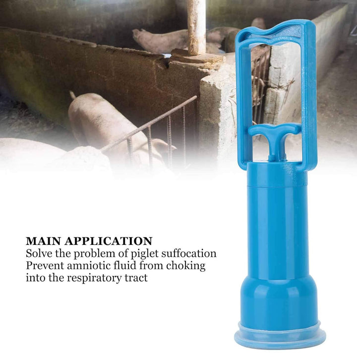 Piglet Assisted Breathing Pump, ABS Respiratory Aid for Newborn Pigs, Easy to Use for Preventing Suffocation