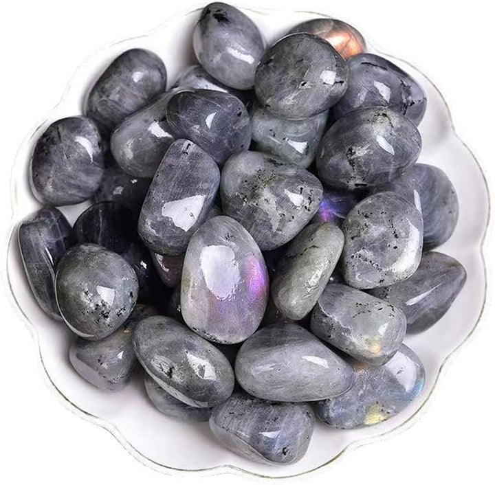 Moonstone Healing Crystal Stones, 1.25-2.0" Large Reiki Healing Gemstones Natural Tumbled Polished Stones for Energy Witchcraft Therapy Meditation
