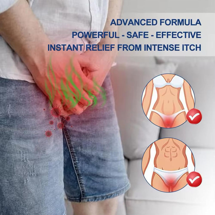 Antibacterial Ointment, Anti-Fungal for Men and Women'S Groin, Pruritus for Private Parts，C-Ream, Deodorizing A-Nti-F-Ungal, Tea Tree Cream,And Anti-Fungal Cream for Quick Itching 20G