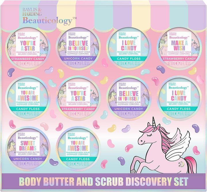 Beauticology Cosmic Unicorn Beauty Bag Gift Set - Vegan Friendly