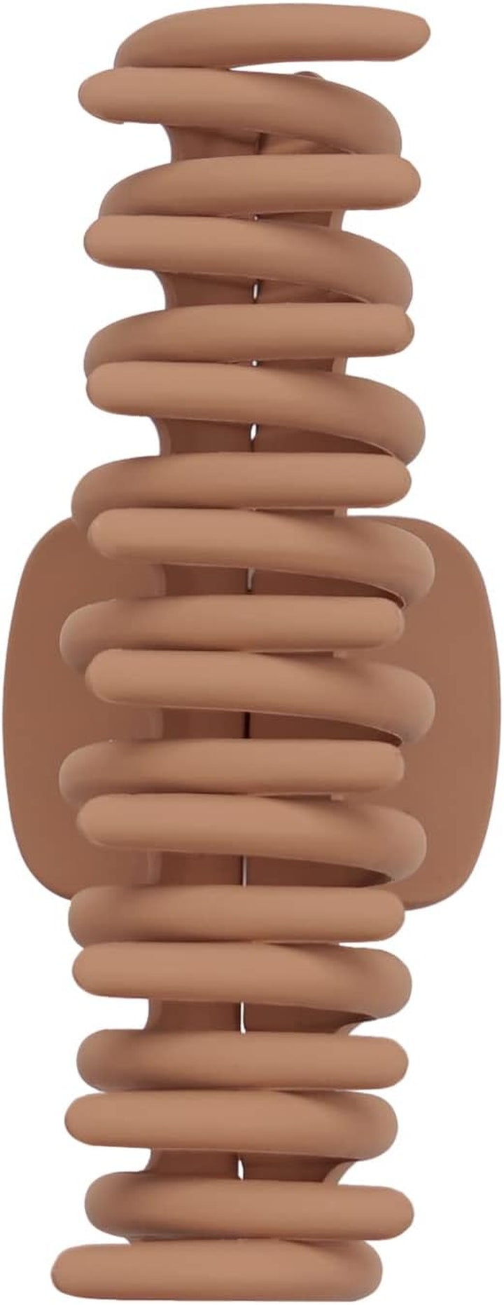 4 Pcs Hair Claw Clips Hair Clips for Women and Girls Thick Hair - Natural Colors Lightweight Non-Slip with Comb Teeth Strong Hold Large Size 4.3 Inch