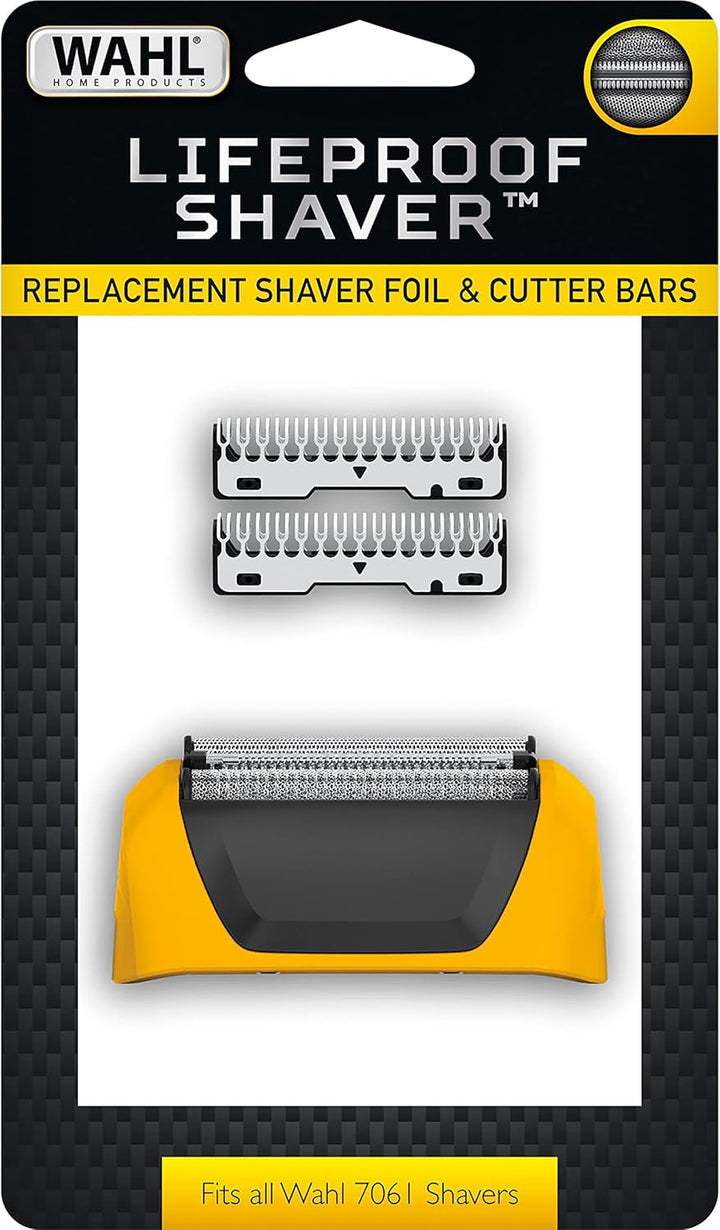 Lifeproof Shaver Foil and Cutter Replacement, Smooth Shaver Head, Electric Shaver Replacement Heads, Spare Lifeproof Shaver Parts, Cutter Bars, Three Cut System, Waterproof