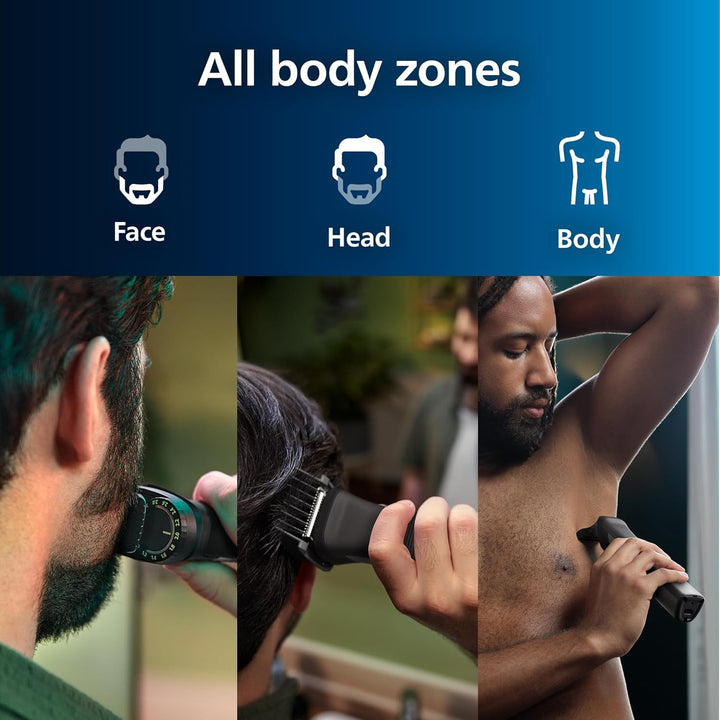 Series 7000 All-In-One Trimmer, 15-In-1 Multigroom for Face, Head and Body, One Tool - Ultimate Precision, 26 Length Settings (0.5-20 Mm) (Model MG7950/15)