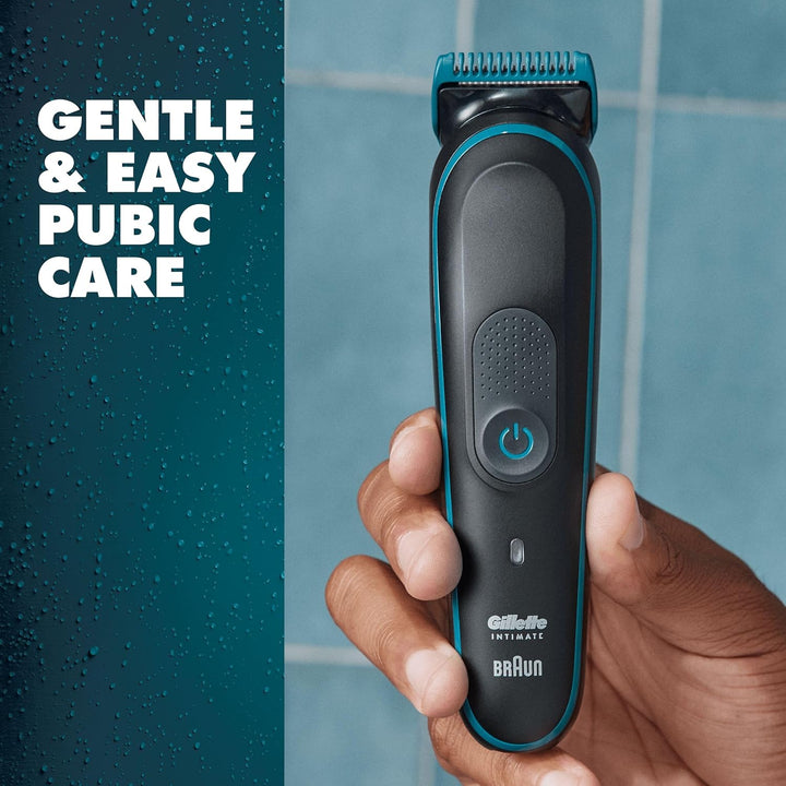 Intimate Trimmer I5 - Pubic Hair & Body Groomer for Men, Skinfirst Waterproof Manscaping Trimmer, Cordless Wet/Dry Body Hair Shaver for Private Parts & Sensitive Areas