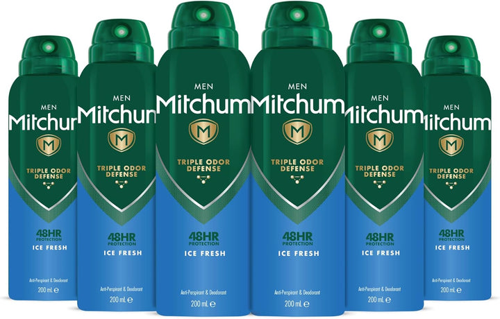 Men Triple Odor Defense 48H Protection Deodorant Spray, 200Ml