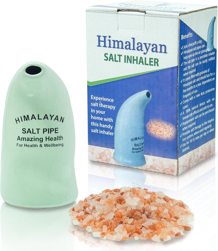 Salt Inhaler - Himalayan Salt Pipe - Natural Respiratory Aid