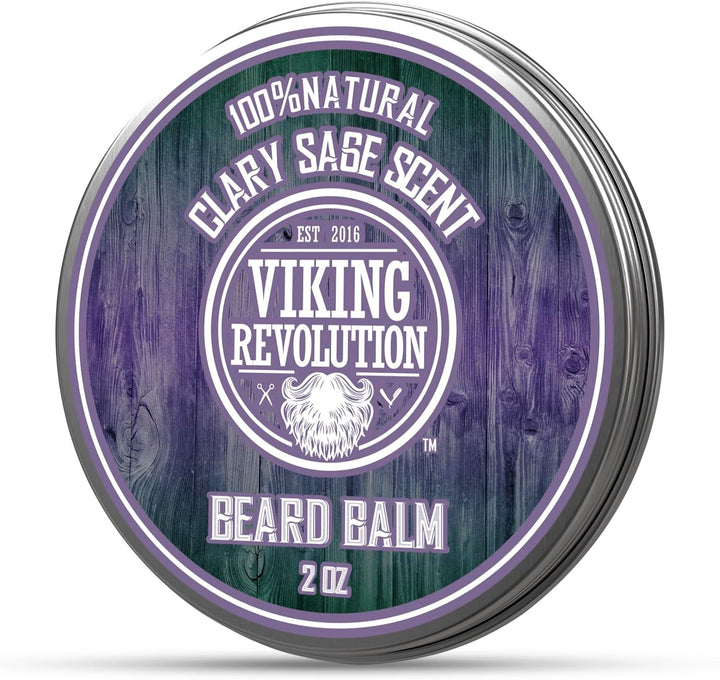 - Beard Balm - Natural Beard Balm for Men with Argan & Jojoba Oils- Styles, Strengthens & Softens - Beard Wax - Gifts for Men - Sandalwood - 57 G