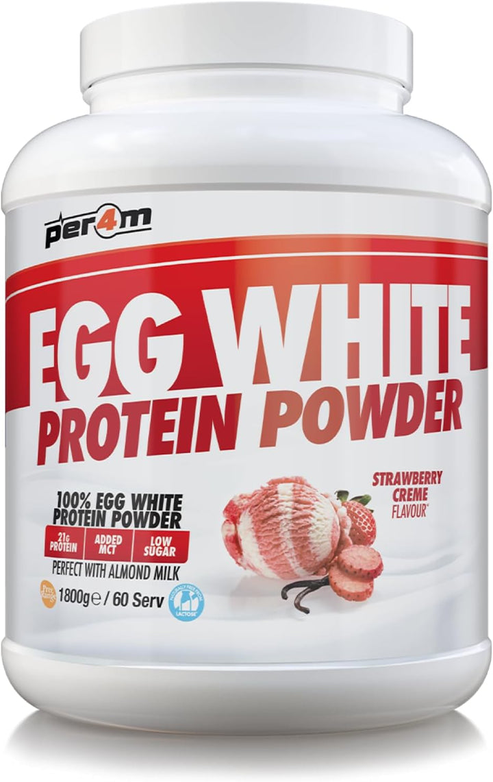 100% Pure Free Range Egg White Protein Powder | High Protein Shake with Added Mcts | Gut Friendly, Lactose-Free & Essential Amino Acids (900G, White Chocolate Hazelnut)