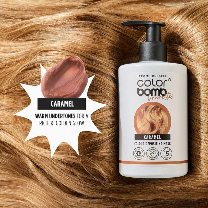 Color Bomb Brunettes - Caramel Colour Depositing Conditioning Mask, 300Ml
