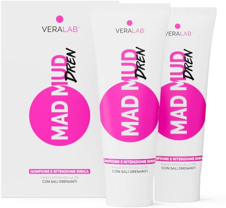 MAD MUD Dren, Active Draining Mud with Salts, Anti-Cellulite Treatment
