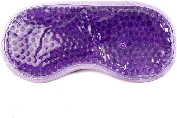 County  Cooling Gel Eye Mask - Cool/Warm Therapy - Perfect for Insomnia, Puffy Eyes & Dark Circles (Purple)