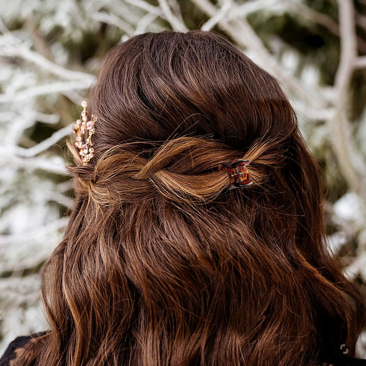 Hair Claw Clip 12 Piece Mini Plastic Claw Clips - Small Hair Accessories for Girls & Women