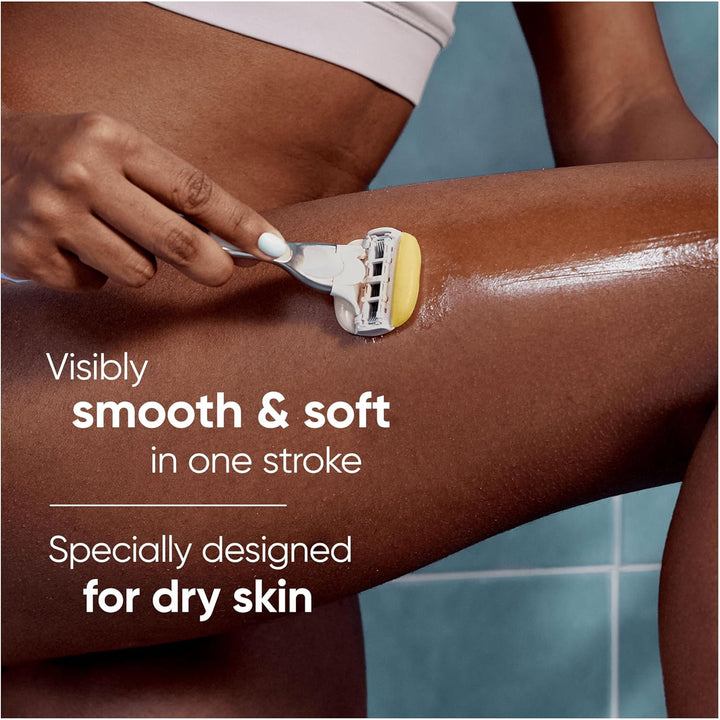 Pro Comfortglide Coconut Scented Women’S Razor with Olay Moisturiser, 1 Refill Razor Cartridges, Reusable Metal Handle and Shower Holder