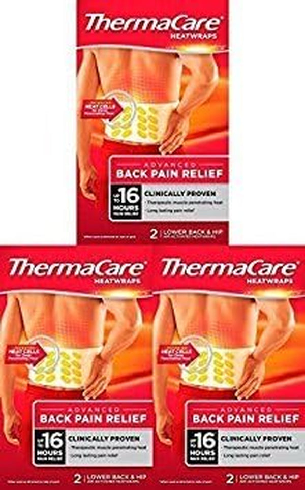 (3 Pack) -  Lower Back Heat Wrap (3 Bundle)