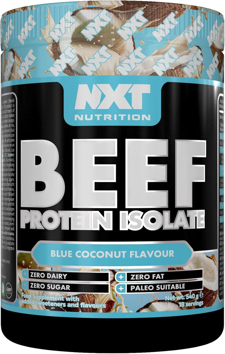NXT Beef Protein Isolate 540G - High Protein Powder in Natural Amino Acids - Paleo, Keto Friendly - Dairy and Gluten Free | 540G (Pineapple)