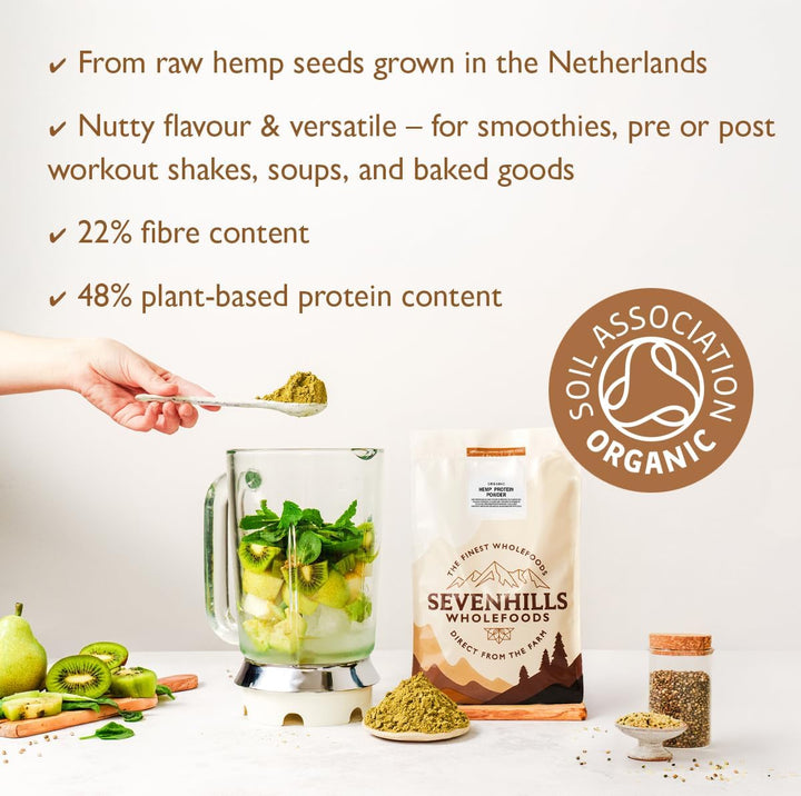 Organic Raw Hemp Protein Powder 1Kg