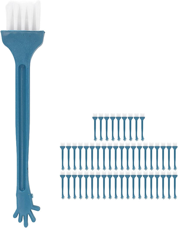 50Pcs Shaver Brush, Soft Bristles Electric Shaver Cleaning Brush Replacement with PP Handle, for Small Household Appliances Computer Accessories