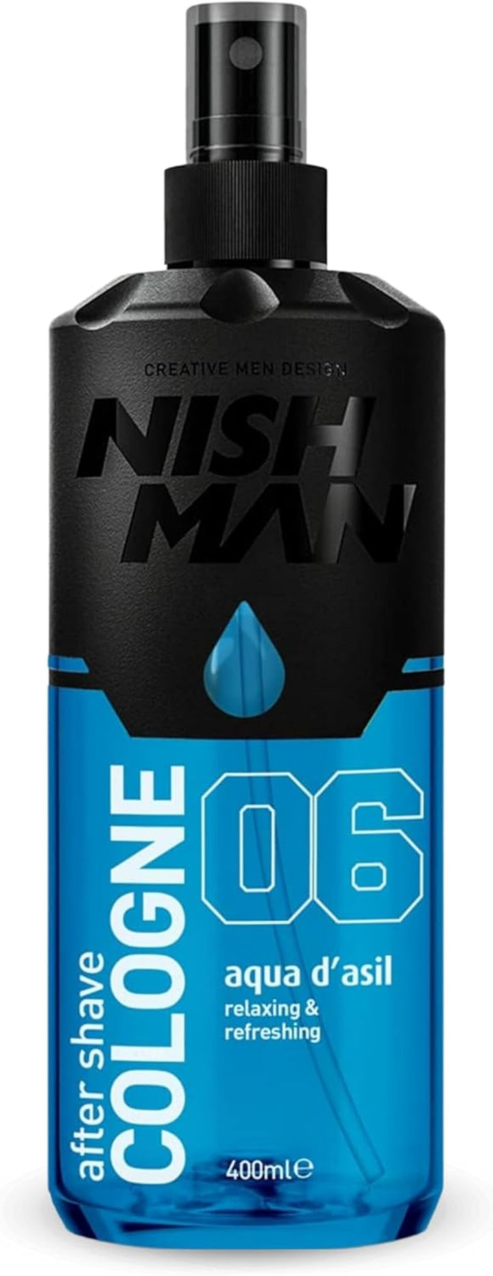 Aftershave Cologne 05 - Volcano 400Ml – Refreshing after Shaving Spray Lotion for Men - Scent of Creamy Heliotrope Flower & Oriental Hibiscus - Mens after Shave Cologne