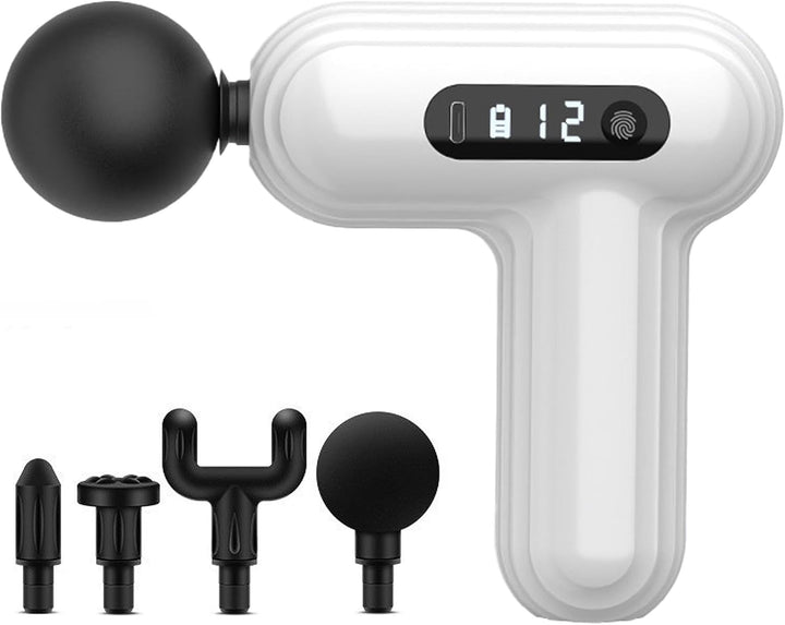 Massage Gun Deep Tissue – Portable Massager Gun with 5 Speeds – Muscle Massage Gun Hand Held Massager for Shoulder Body Back Relaxation – Muscle Percussion Massaging Handheld Muscle-Gun