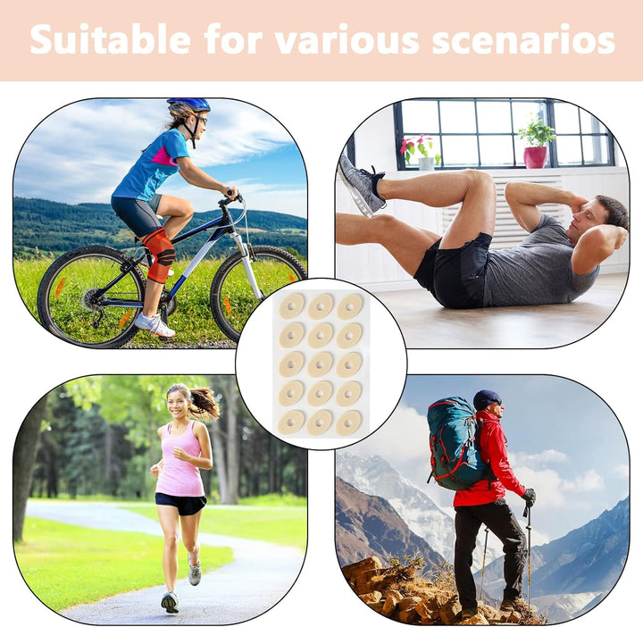 60PCS Corn Cushions Oval Soft Latex Sponge Corn Plasters for Toes anti Friction Corn Pads Self Adhesive Callus Cushions Toe and Foot Protectors Reduce Foot and Heel Pain