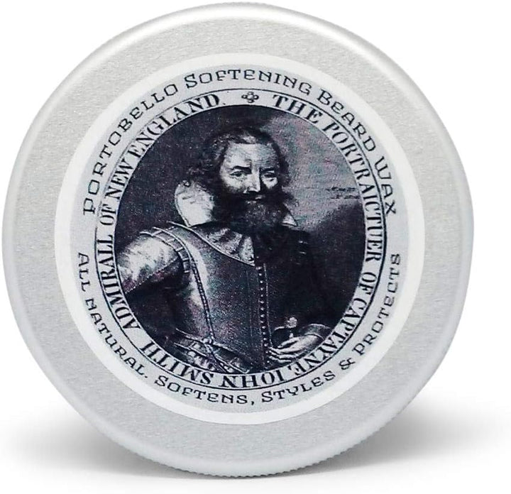Beard Wax. Portobello Softening Beard Wax, Natural & Handmade in the UK. 30Ml