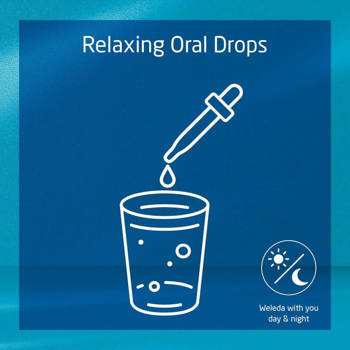 Relaxing Oral Drops, Mild Symptoms Associated with Stress, Promotes Relaxation & Sleep, Avena Sativa, Valerian Root, Homeopathic Medicinal Product, Vegan, 50Ml