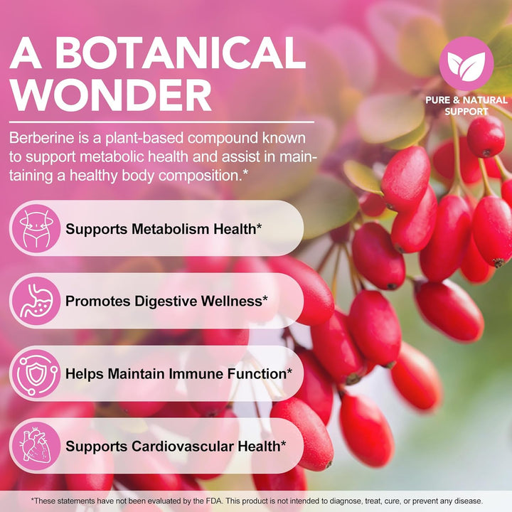 Berberine Patches 30Pcs, Berberine & Cinnamon Extract, Vegan