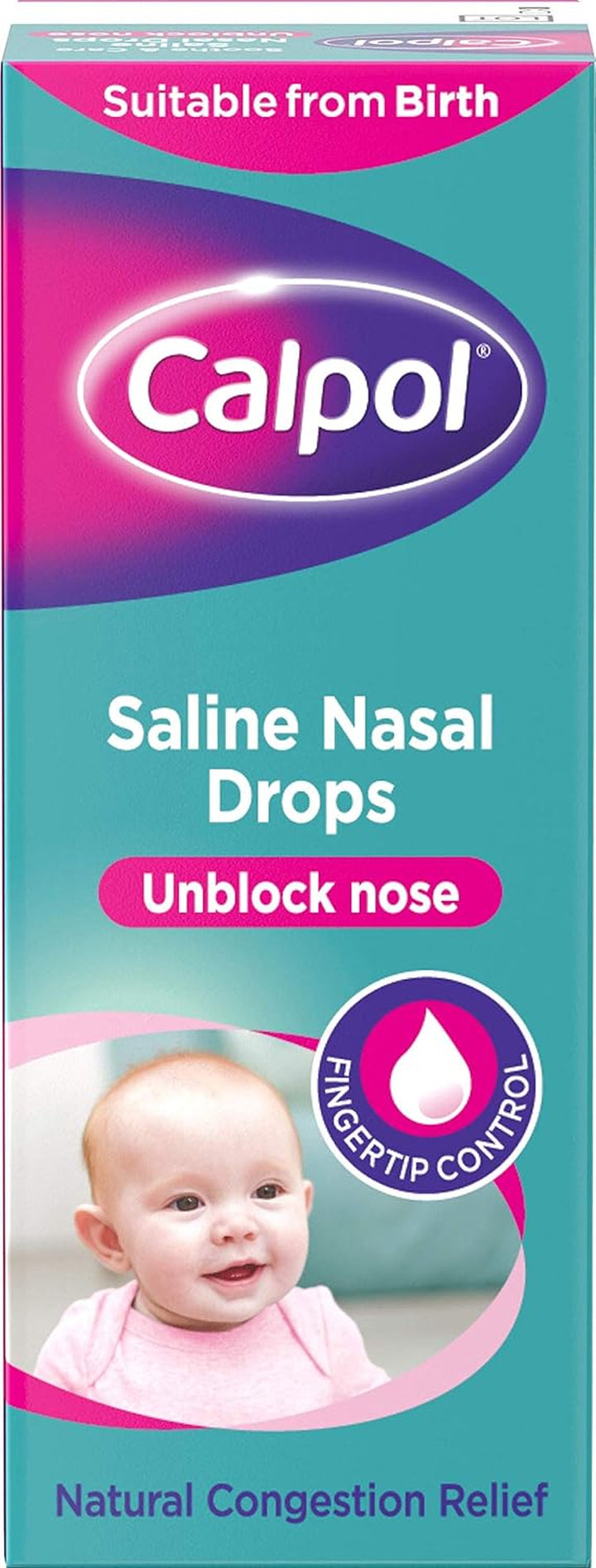 Saline Nasal Spray (1 X15Ml),  Decongestant Nasal Spray for Blocked Nose Relief, Non-Medicated Treatment to Wash Away Mucus, Suitable for All Ages