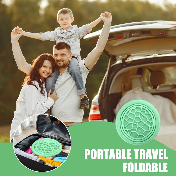 Silicone Ice Face Bowl, Foldable Facebowl with Built-In Icetray, Quick Cooling for Puffiness Relief, Soothe Skin, Bathroom Accessories, Home Travel Use(Red)