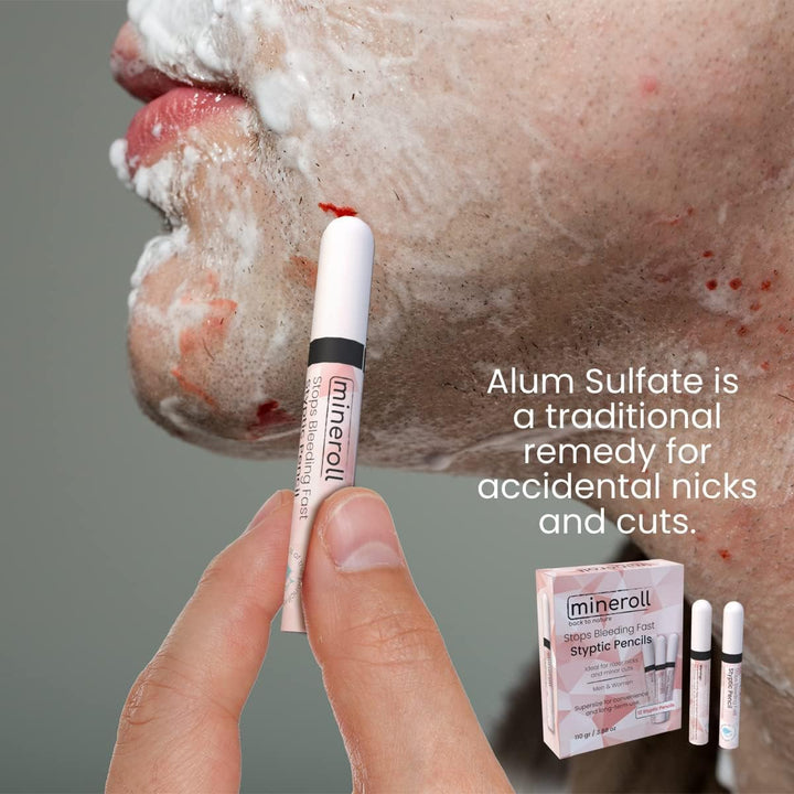 Styptic Pencils Shave Accessories (12 Pencils) Stops Bleeding Fast for Shaving Nicks, Razor Cuts for Men & Women - Sanitary and Great for Barbers or Personal (1)