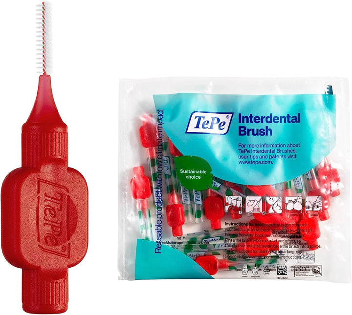 Interdental Brush, Original, Blue, 0.6Mm/Iso 3, 20Pcs, Plaque Removal, Efficient Clean between the Teeth, Tooth Floss, for Small Gaps