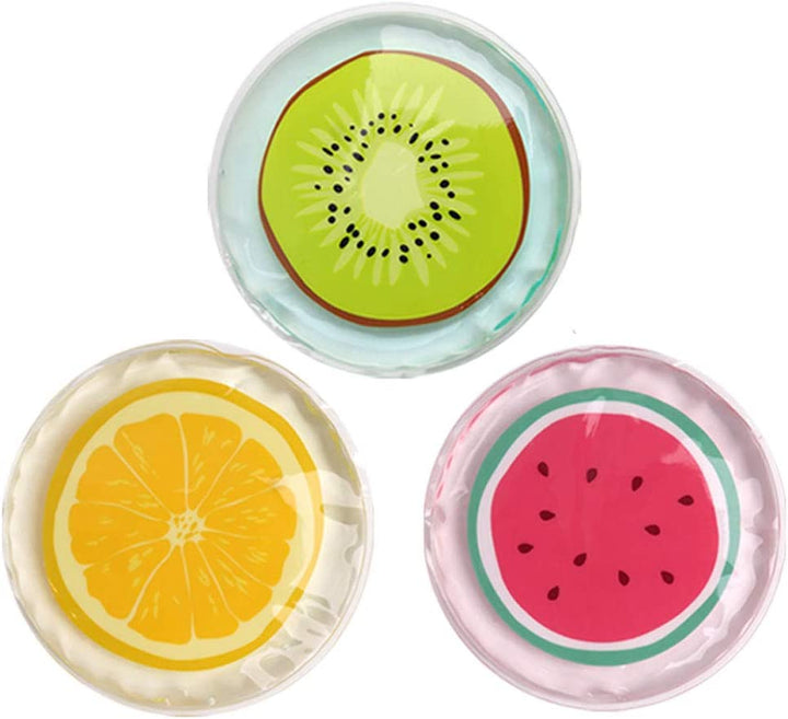 Ice Pack Cold Compress for Kids, 3 Bump Ice Pack with Soft Backing for Child Pain Relief, Kid Ice Packs for Swelling, Bruise, Fever -4.7"