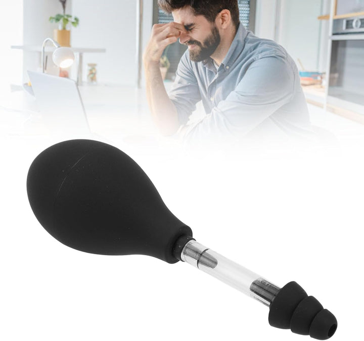 Ear Pressure Relief Tool - Silicone Inner Ear Suction Device for Migraine and Tension Headaches, Airplane Ear Pressure Aid, Portable Relaxing Tool