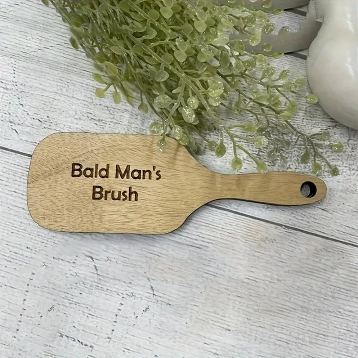 Bald Man Comb Joke Set, Funny Hairless Combing Brush Gag Gifts for Men, Humorous Toothless Combs Blad Mans Brush for Trick Friends Gift